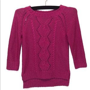 GAP Kids Knit Sweater Pink Girls Medium (8)